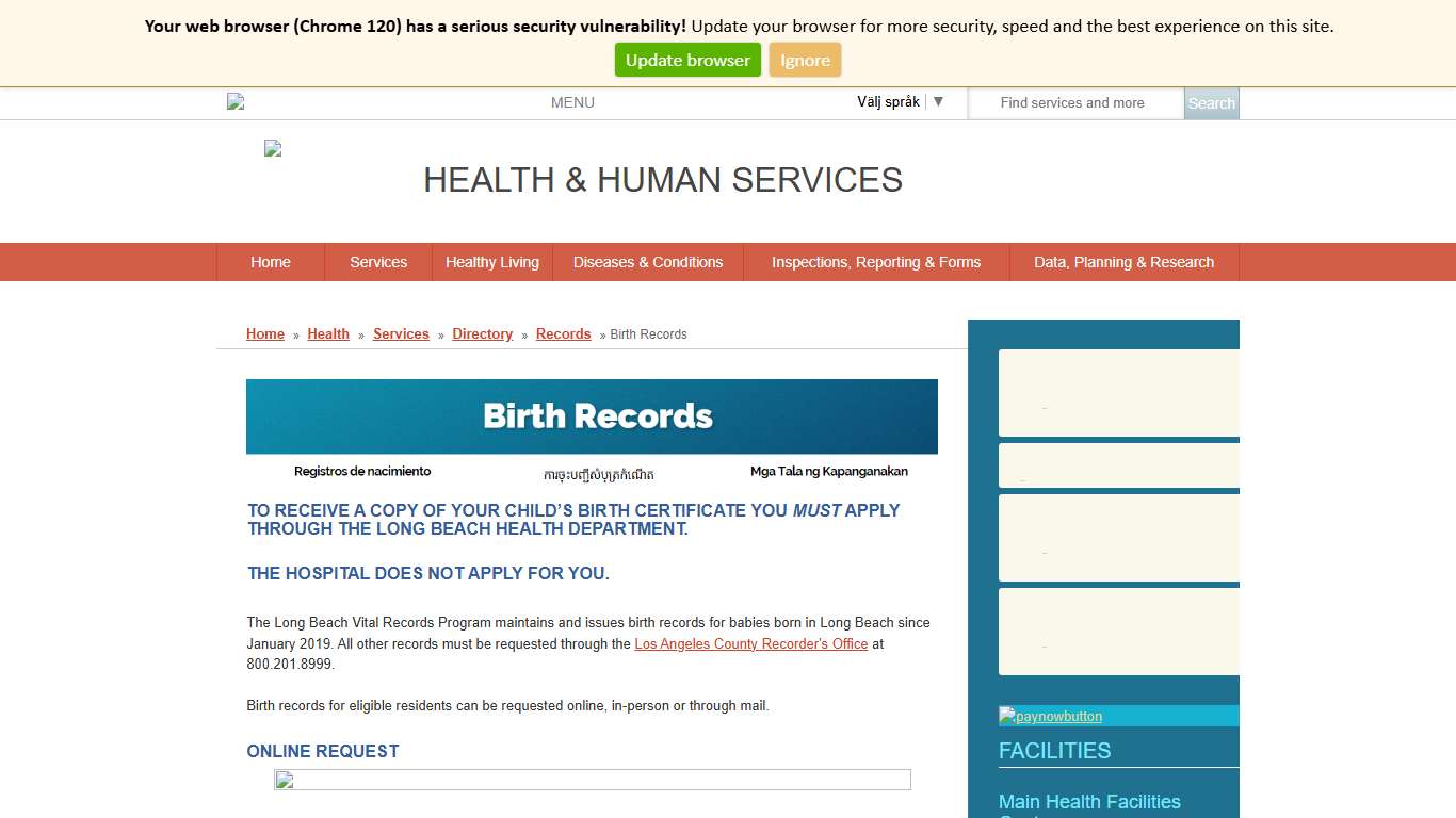 Birth Records